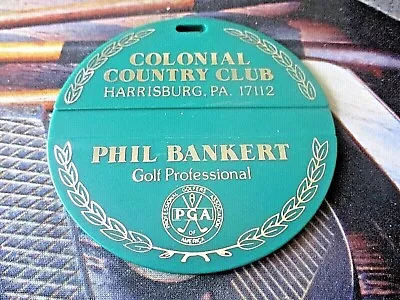 Vtg - PGA Golf Bag Tag - COLONIAL COUNTRY CLUB Cc - Harrisburg PA • $7