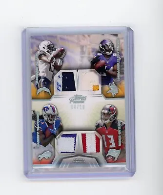 2014 Topps Prime Keenan Allen/Mike Evans/Watkins/Patterson Quad Patch /10 • $100