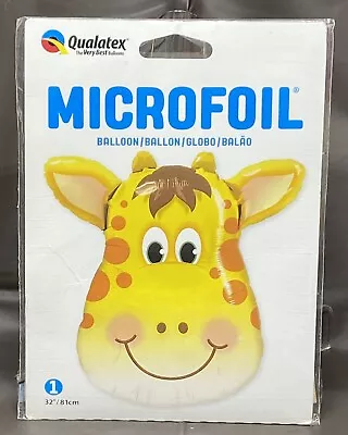 32  Qualatex Giraffe Face Microfoil Balloon • $2.49