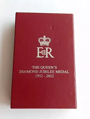 Box Only Queens Diamond Jubilee 2012 Full Size Medal Presentation Box By Wms • £20