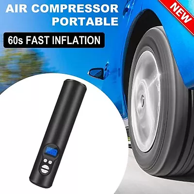 Automatic Cordless Car Tyre Inflator Handheld LCD Portable Air Compressor Pump • $60.99