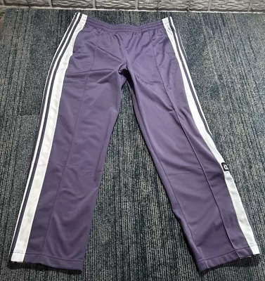 ADIDAS Men’s Size XL Snap Pants Tearaway Trackpants Button Side Rare Vintage • $29.95