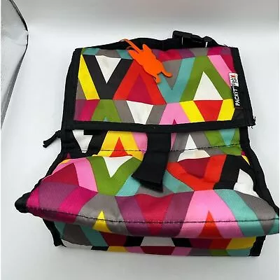 PACKiT French Bull Freezable Lunch Bag Geometric Bright Colorful Cooler • $9