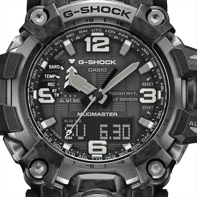 CASIO G-Shock GWG-2000-1A1 MudMaster Carbon Radio Triple Sensor Black • $1007.99