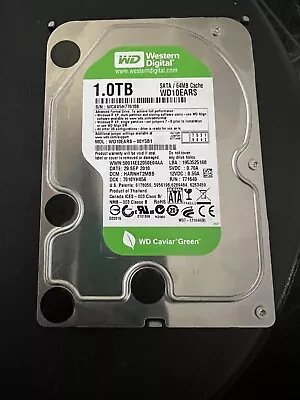 1TB Western Digital Caviar Green WD10EARS Hard Drive • $27.50