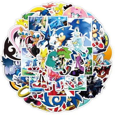 50 New Sonic The Hedgehog Stickers Video Game PS5 Mobile Iphone Decal Game PS5 • £6.99
