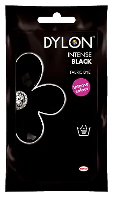 DYLON INTENSE BLACK HAND DYE FABRIC CLOTHES DYE 50g • £4.19