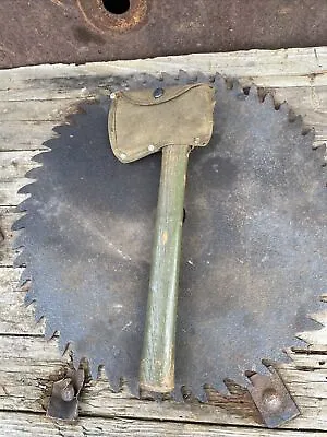 Vintage Military US Service Hatchet Wood Handle Field Gear Army Axe • $55