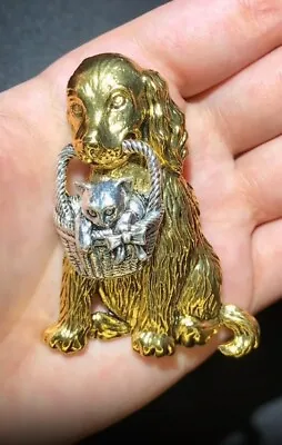 $3.77 • Buy Vintage Dog & Cat Brooches Pins Women Men Luxury Coat Party Jewelry Badge Gift