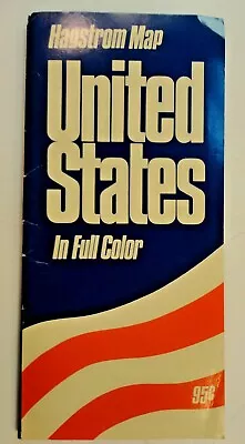 VINTAGE Late 1970s Full Color Hagstrom Map Of The United States - LARGE • $27.50