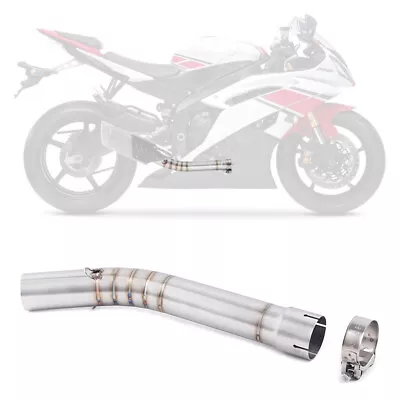 For YAMAHA R6 1998-2005 Mid Link Pipe Stainless Steel Exhaust Connected System • $69.88