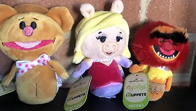 Hallmark Itty Bittys Disney THE MUPPETS Set Miss Piggy Animal Fozzy Lot Plush • $14.99