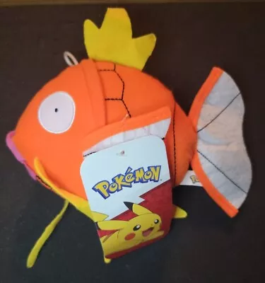 Brand New Pokemon Magikarp Plush 7  Toy Factory Stuffed Animal Plushie Orange • $21.99