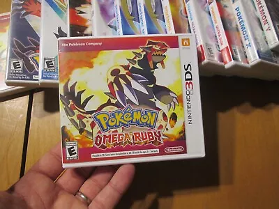 EMPTY CASE Pokémon Omega Ruby Nintendo 3DS COMPLETE W/ MANUAL AUTHENTIC POKEMON • $29.31