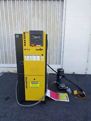 2016 Kaeser AIRCENTER SX 7.5  Hp Rotary Screw Air Compressor Air Dryer Tank • $10500