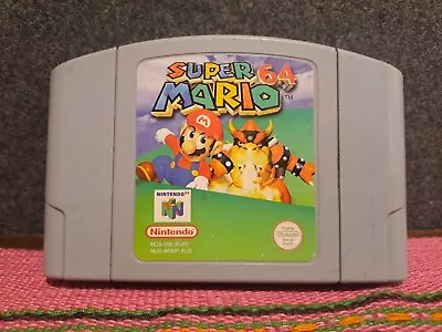 Super Mario 64 *100% GENUINE* PAL Cartridge Only For Nintendo 64 N64 VGC • $46