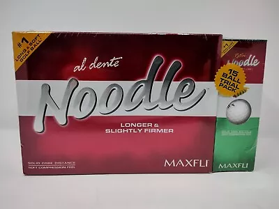 Maxfli Al Dente NOODLE LONGER & Slightly Firmer GOLF BALLS  12 COUNT + 3 ROTINI • $12.99