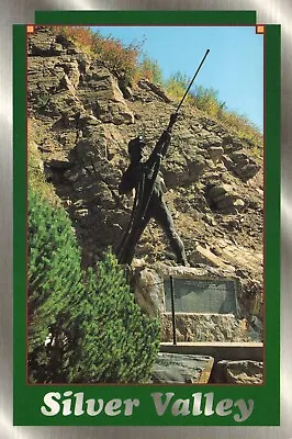 Postcard ID Silver Valley 1917 Mine Disaster Statue U.S. 90 Kellogg Wallace 6x4 • £5.71