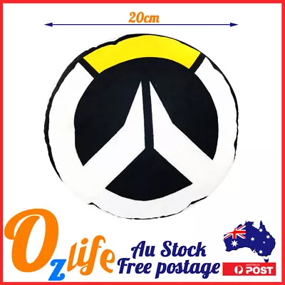 $19.80 • Buy 20cm Overwatch Round Plush Pillow Cushion Home Decoration Game Cosplay Gift