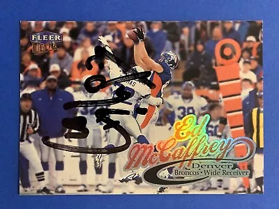 ED McCAFFREY Signed 1999 Ultra #237 Broncos Stanford Cardinal Autograph Auto • $7.99