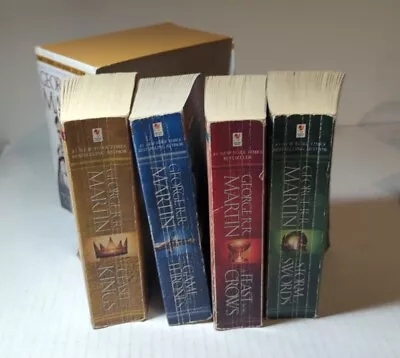 George R.R. Martin A SONG OF ICE AND FIRE 4-Book Set | Game Of Thrones + 3 More • $13.99