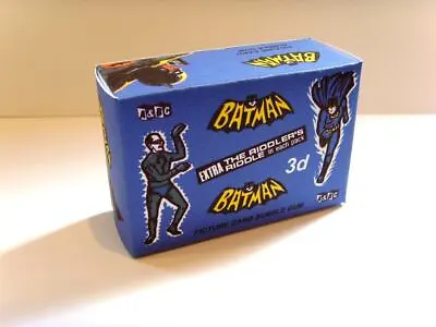 BATMAN & RIDDLER - A&BC  - Superb Custom Picture/ Gum Cards Display Box. • £5.99