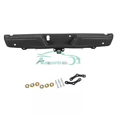 For 2015-2020 Ford F-150 W/ Tow Hitch Park Holes Black Rear Bumper Assembly • $299