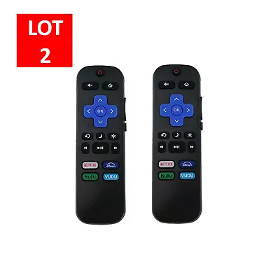 Replaced Remote Control For Onn TCL ELEMENT HISENSE Roku TV Netflix Disney+ Hulu • $10.01