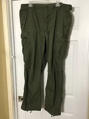 1967 US Tropical Combat Trousers Jungle Pants OG 107 X-Large Regular  V53 • $94.99