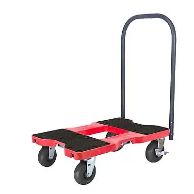 SNAP-LOC 1600 Lb Extreme-Duty E-Track Push Cart Dolly Red • $389