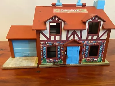 Vintage 1984 Fisher Price Little People 952 Play Family Tudor House • $9.99