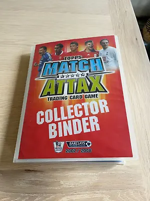 Topps Match Attax  2007/2008 Folder With 329 Cards • £20