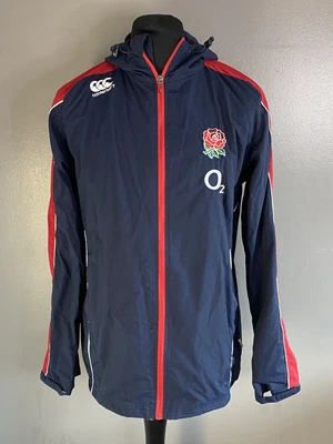 £19.95 • Buy England National Canterbury Rugby Union Team Navy Full Zip Rain Jacket Size M