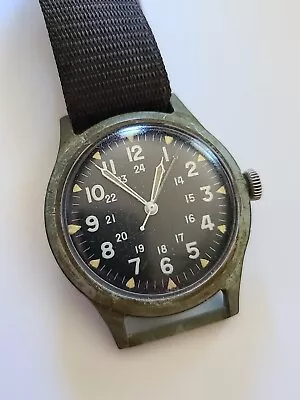 July 1965 Vietnam War Govt Issued Military Wrist Watch  • $203.51