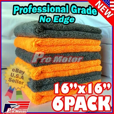 Microfiber Towel Cleaning Cloth Rag Polishing Detailing Car Wash Wax Seal Drying • $16.30
