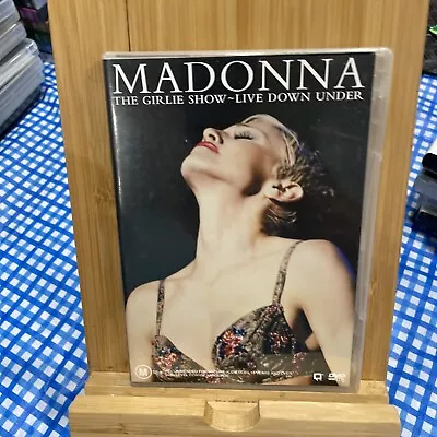 Madonna DVD The Girlie Show - Live Concert Down Under Show Region 4 Rare • £12.41