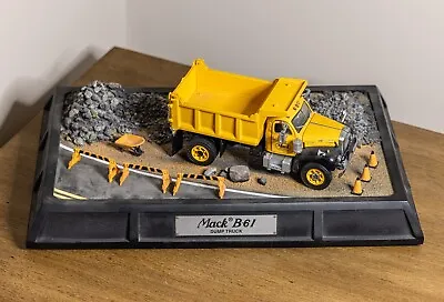 Mack B-61 Dump Truck Worksite Scene By The Franklin Mint • $55