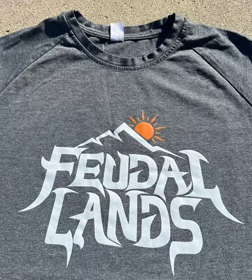 Feudal Lands Video Game Promo Serfworks Studios T-Shirt Size Large  • $24.99