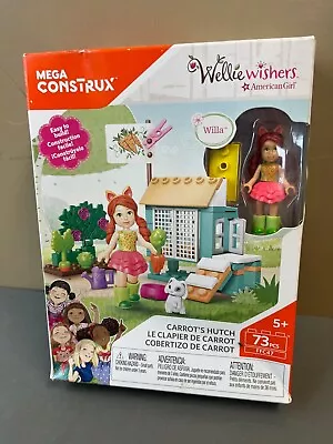 Mega Construx Wellie Wishers Willa Carrot's Hutch American Girl Set New Sealed • $44.99