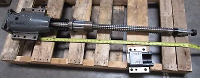 Z Axis Ball Screw  Assembly Approx Oal 47   From Daewoo Puma  200  Cnc Lathe • $700