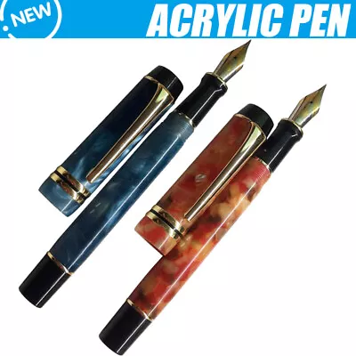 KAIGELU 316 Acrylic Celluloid Fountain Pen Iridium EF/0.38mm F/0.5mm M/0.7mm Nib • $24.89