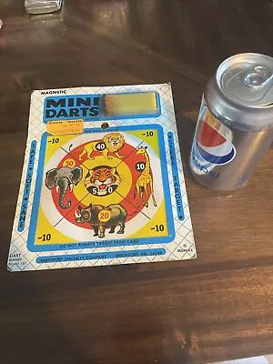 Magnetic Mini Darts Kids Game Model 181 Vintage 1970 New In Package • $14.95