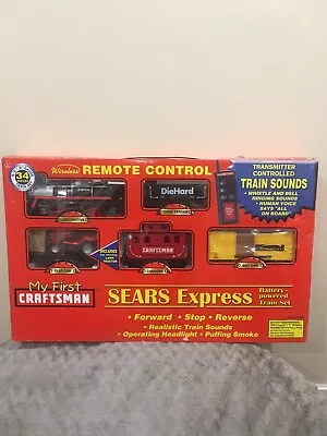 2003 SEARS EXPRESS My First Craftsman WIRELESS RC TRAIN SET COMPLETE Sealed RARE • $175