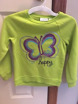 Jumping Beans Girls Neon Green Soft Sweatshirt Size 6 • $6.50