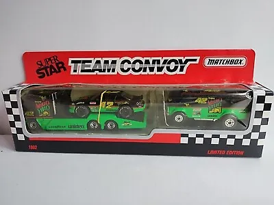 New 1992 Matchbox Super Stars Team Convoy Mello Yello #42 Kyle Petty Nascar Vtg • $16.89