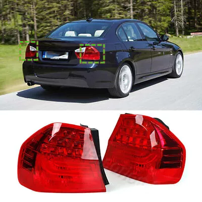 Pair Left&Right Rear Tail Lights For BMW 3 SERIES E90 2008-2011 Stop LED Light • $234.99