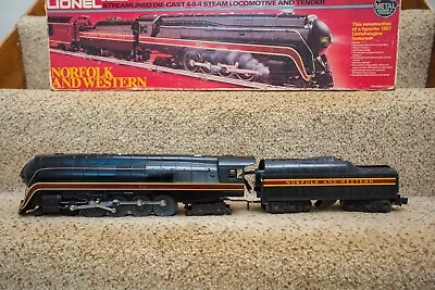 Lionel 6-8100 O Gauge Norfolk & Western 4-8-4 Steam Locomotive & Tender #611/Box • $290