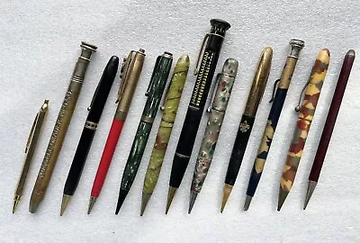 Lot Of 12 Vintage Mechanical Pencils; Wahl Moore Gold Medal And More! • $19.99