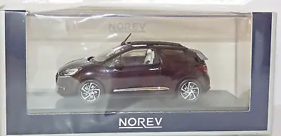 Norev  1:43rd Scale Citroen DS 3 With Open Roof Purple • £24.99