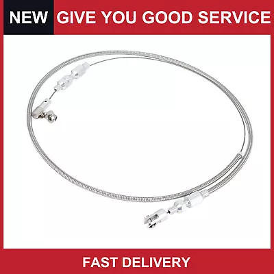 Universal 36  Braided Throttle Cable Kit Swap Fuel Line Kit Gas Cable Pack Of 1 • $27.99